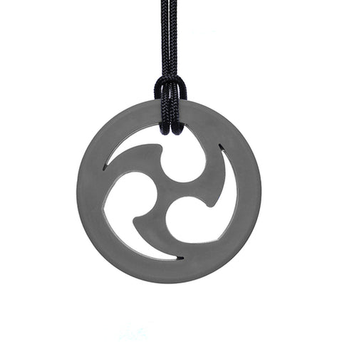 ARK's Ninja Star Chew Necklace - XXT (Dark Grey)