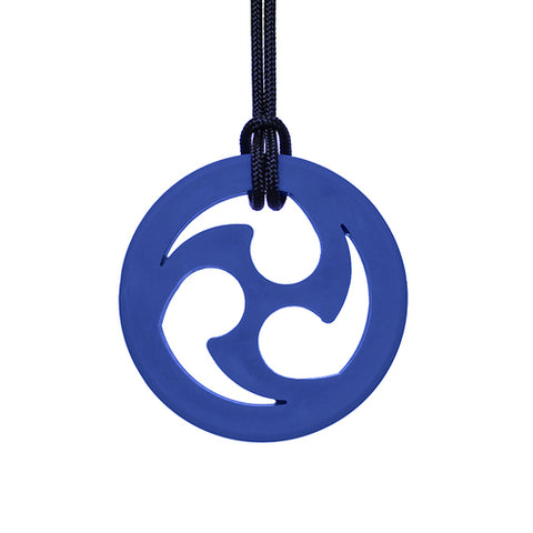 ARK's Ninja Star Chew Necklace - Soft (Dark Blue)