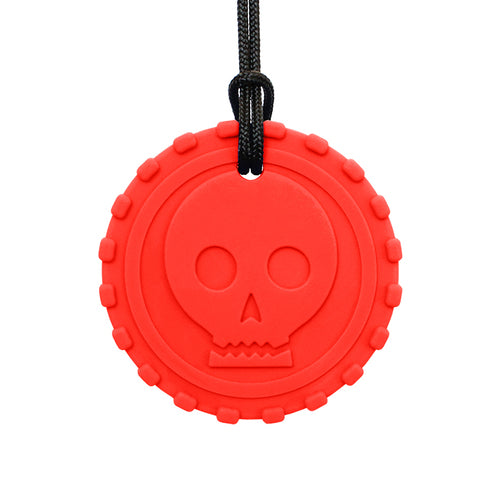 ARK's Pirate Coin Chew Necklace - Soft (Red)