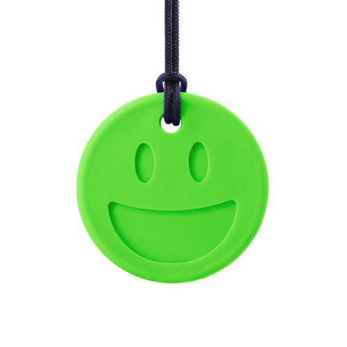 ARK's Smiley Face Chew Necklace - XT (Lime Green)
