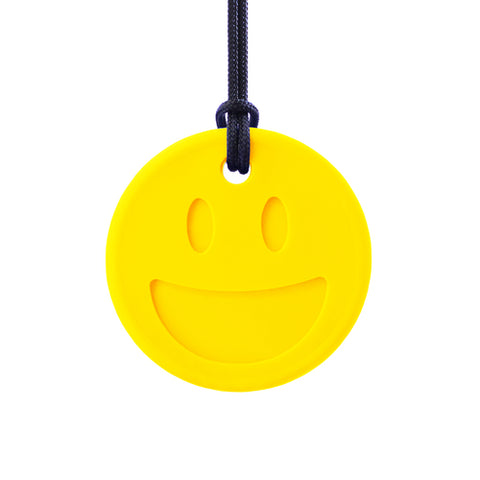 ARK's Smiley Face Chew Necklace - Soft (Yellow)
