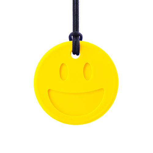 ARK's Smiley Face Chew Necklace - Soft (Yellow)