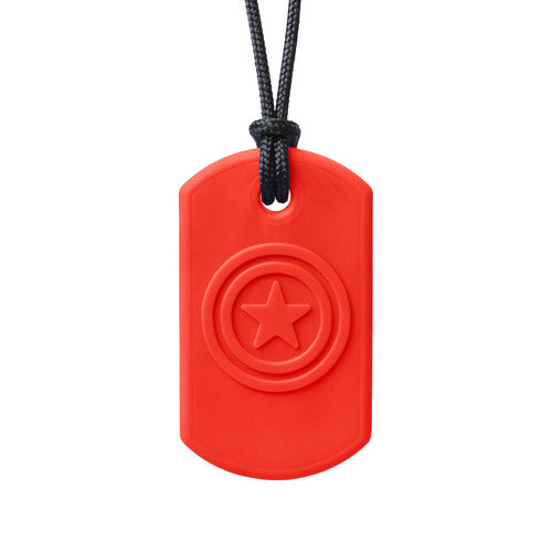 Ark's Super Star Chew Necklace - Soft (Red)